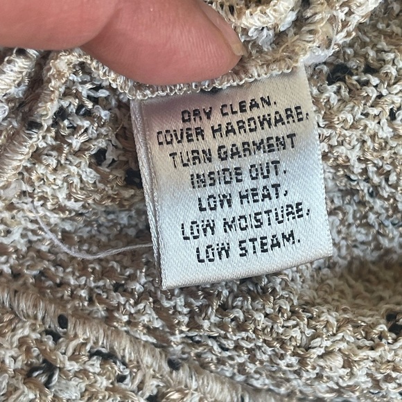 St. John brawn/ beige dress/ tweed jacket size 10 - Picture 14 of 15